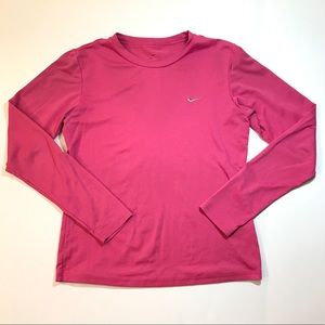 Nike Dri Fit Base Layer Pink Size Medium